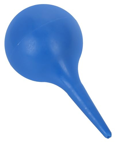 HONITANO Poire Auriculaire en Caoutchouc Souple 90 Ml Bleu – Outil D’Extraction du Cérumen et Nettoyage des Oreilles pour Garçon et Filles et Adultes – Ampoule de Lavage Auriculaire
