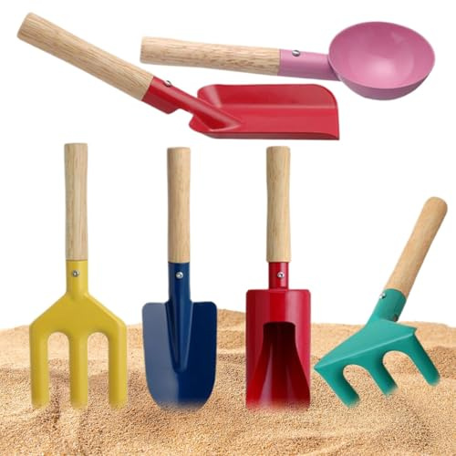 Attrezzi da giardino per bambini | Portatile ed educativo | Set di pala da giardino e strumenti per scavare piante all'aperto gioco da giardino per ragazze