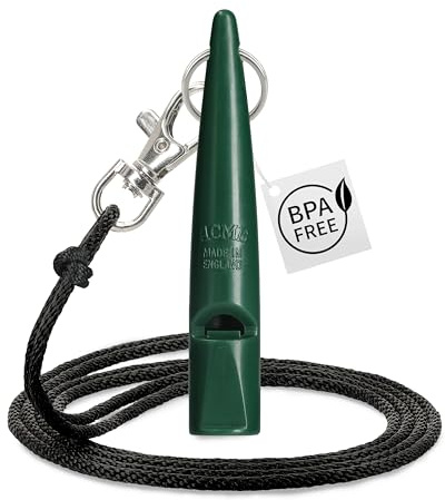 ACME dog whistle no. 210.5 with whistle strap | Original from England | Ideal for dog training | Food-Grade ABS Material | Standardized frequency | Loud and far-reaching