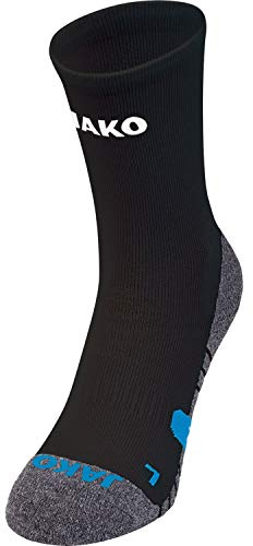JAKO Unisex Trainingssocken, Schwarz, 39-42