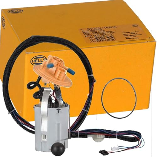 HELLA 8TF 358 146-561 Kraftstoffpumpe - Benzinpumpe - elektrisch - 4-polig | Kompatibel mit: VOLVO S60 I, S80 I, V70 II, XC70 I Cross Country