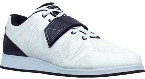 Nordcore Gewichtheberschuhe Weiß - Weightlifting Shoes for Squat, Deadlift, Powerlifting & Bodybuilding - Gym Schuhe für Herren & Damen - Gewichtheber Schuhe für Kreuzheben, krafttraining & Fitness