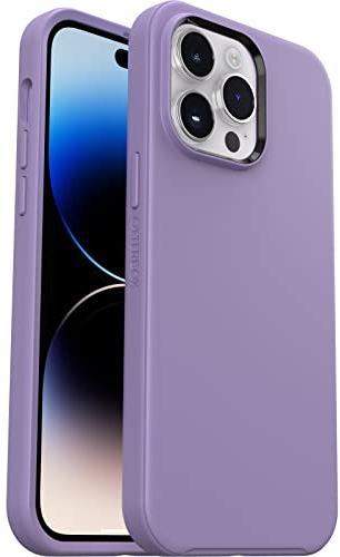 OtterBox Symmetry+ Case for iPhone 14 Pro Max with MagSafe, Shockproof, Drop proof, Protective Thin Case, 3x Tested to Military Standard, Antimicrobial Protection, Purple