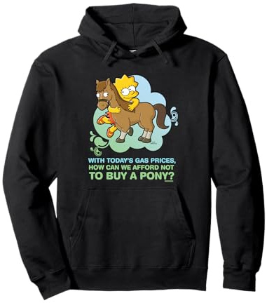 Lisa Simpson de Los Simpson compra un poni retro Sudadera con Capucha