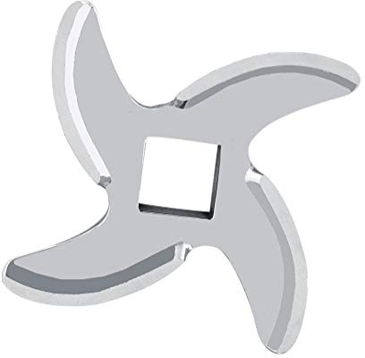 SALALIS Cuchilla para Picadora de Carne lama tritacarne 12 Picadora de Carne de Acero Inoxidable, S¨®lida Y Duradera, F¨¢cil de Reemplazar, Repuestos Usados para Fleischw?lfe