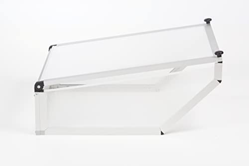 PreGaRo® Garage Deluxe per tosaerba robot tosaerba, robot con tetto pieghevole, in alluminio (PG1000P policarbonato)