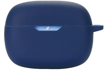 FTRONGRT Auricolare Bluetooth in Silicone Cover per JBL Wave Beam Cover, Antiurto, Custodia da Trasporto Compatibile JBL Wave Beam Auricolare Bluetooth.Blu Navy
