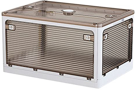 JOYBOS Caja de almacenamiento plegable multifuncional color blanco 116L