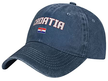 452 Damen Herren Angeln Hüte Kroatien-Flagge Cooler Kroate Basecap Mode Baseball Kappe Mütze Reine Farbe Baseballmütze Für Sport Kletter Draussen