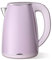 Fast Boil Illuminated Kettle, 1.2L, 600W Hot Water for Tea or Coffee, Swivel Base, Easy Pour - Purple