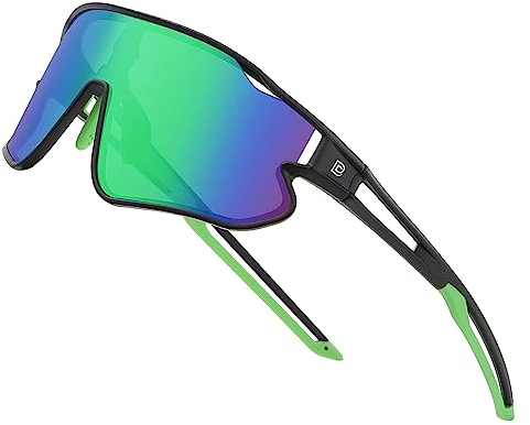 DUCO Lunettes de soleil légères TR90 pour enfants, jeunes, lunettes de soleil pour le cyclisme, le sport, le cyclisme, les garçons et les filles DK268