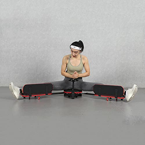 MOooy Beinstrecker-Maschine mit Doppel-Balance-Rad-Design, Bein-Stretch-Training, robuste Dehnmaschine, Fitnessstudio-Ausrüstung, Fitnessgeräte