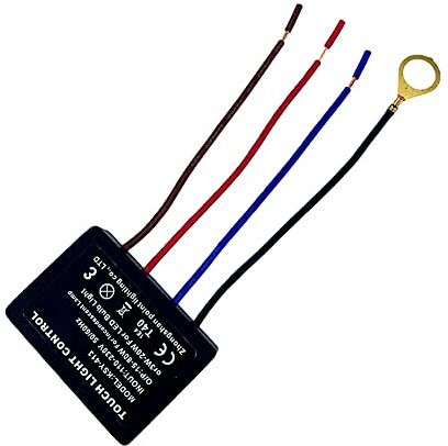 Interruptor atenuación táctil de 3 vías AC 220V 1A/3A Lámpara de escritorio Módulo control de luz Kit de reparación lámpara táctil Módulo control para bombillas incandescentes LED regulables (3A)