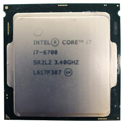 Intel Core i7-6700 Procesador CPU 3.40 GHz (hasta 4.00 GHz) SR2L2 LGA1151 (4 núcleos, 8 Threads, 6MB 8GT/s), i7 6700 (reacondicionado)