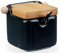 Azucarero ceramica negro tapa bambu colección VESSIA