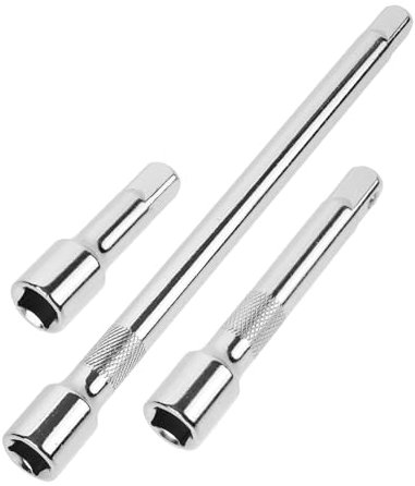 CANIGHT Set De Herramientas De Llave Eléctrica Barras De Extensión Flexibles 3 Piezas Para Instalación De Mobiliario y Desmontaje De Neumáticos