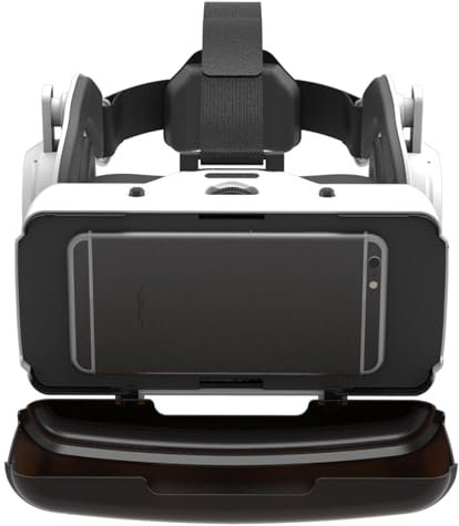 Occhiali per realtà virtuale – Lenti HD regolabili per realtà virtuale 3D, cuffie VR e occhiali esperienza di videogiochi, per bambini e adulti