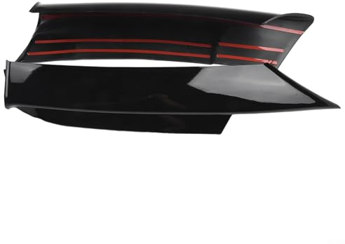 CWOQOCW 2 x Frontstoßstangen-Lippen-Splitterklappe für BMW 3er-Serie E90 E91 320I 330I 2005–2008, M-Tech Sport Stoßstange, Carbon-Optik, aerodynamisches Zubehör (schwarz)