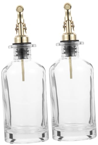 Botella Dispensadora de Aceite para Cocina de Vidrio 350ml 2piezas