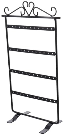 iplusmile 48fori Espositore Per Orecchini Porta Orecchini in Ferro Espositore Per Gioielli e Supporto Per Oggetti Di Scena Utilizzato in Toeletta Camera Da Letto Mostre e Centri Commerciali