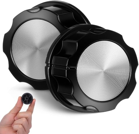 WEKADRIN 2 unidades de botones giratorios para freidoras de aire caliente, hornos y ollas a presión, botones de interruptor de repuesto para estufas, versátiles, compatibles y probados de seguridad