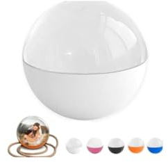 Album photo numérique à ultrasons 3D, boule de cristal de Noël, affichage vidéo numérique, boules de lampe vidéo à ultrasons, cadeaux personnalisables avec écran électronique pour couples, famille