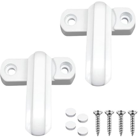 Window Locks for Aluminum Alloy Windows and Doors, 2-Pack Durable Security Locks, Easy to Install, for Home Door Security and Letterbox Lock Safety Solutions