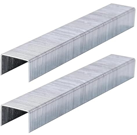 Heftklammern Universal Metallnägel Klammern Tackerklammern für schwere Heftmaschinen, silber