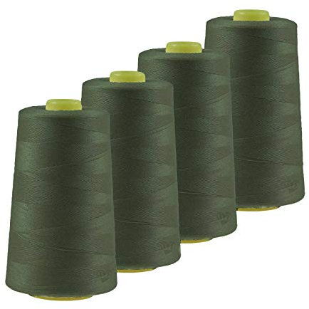 4 x 4572m Qualitäts Overlock-Garn Overlock-Nähgarn Oeko-Tex Farbe 821-860