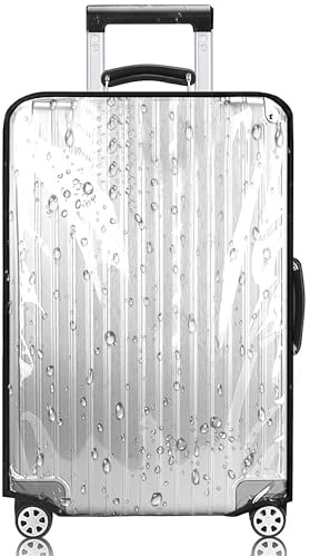 Feybaul 30 Inch Suitcase Cover for Luggage,3mm Thickness Clear Luggage Covers for Suitcase TSA Approved Suitable 30-31 Inch Suitable for Long Travel Accessories