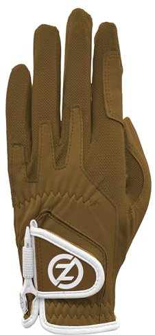 Zero Friction Ladies Cabretta Elite Golf Glove, Left Hand, Tan, One Size
