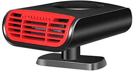 ISAKEN Calentador De Coche General, Descongelador De Parabrisas Y Desempañador De Nieve, 2 en 1 Ventilador de Coche para calefacción 150 W, 12 V