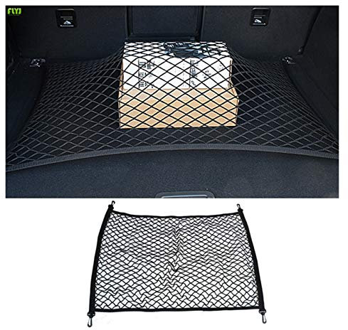 Organizador Maletero Coche Coche Tronco Tronco Asiento Elástico Cadena Net Malla Coche Bolsa de Almacenamiento Organizador de carga Bolsa de almacenamiento Pocket Cage Auto Accesoreires 1