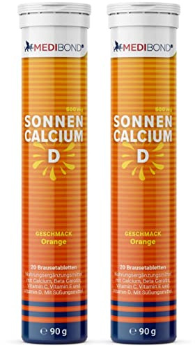 Sonnencalcium D Medibond Brausetabletten 2 x 20 Stück