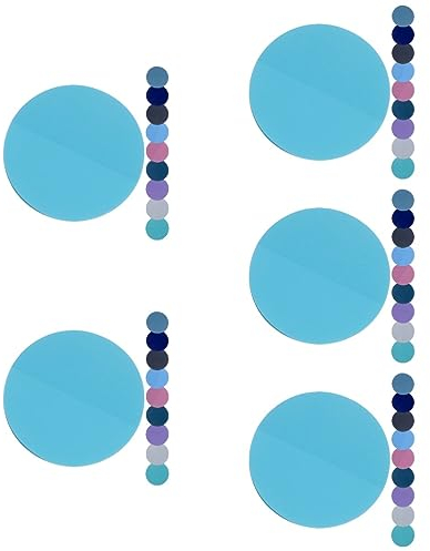 MAGICLULU 50stücke Teiliges Bunte Haftmarker Wiederverwendbare Lese-sticker Selbstklebende Seitenmarkierer Für Notizen Bürobedarf Und Zuhause Wasserfest Für Studenten Und Leser