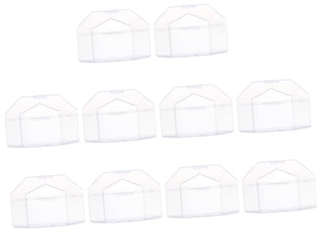 10Pcs PP Storage Box, Portable Baby Case | Smooth Edge Closure, Dustproof Keepers, Easy Cleaning, for Mothers, Newborn Care, Storage