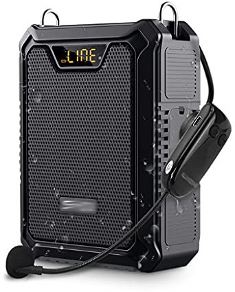 ZHCHAO Portable Voice Amplifier Waterproof Speaker Power Bank Loudspeaker