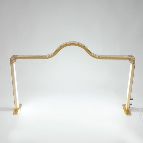 Lampada a forma di mezzaluna, 48 W, a LED, pieghevole, per manicure e ciglia [classe energetica E] 85 x 50 cm