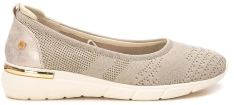 XTI - Bailarinas Mujer Oro - Calzado Cómodo y Versátil - Moda Casual - Modelo 14395701 (Talla 36)