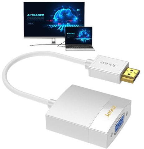 Opilroyn Adaptateurs USB-to-VGA, VGA Converter Cable, Adaptateur de câble de connecteur de Noyau en cuivre, Moins Accessoires électroniques de Transmission de qualité d'interférence pour TVS