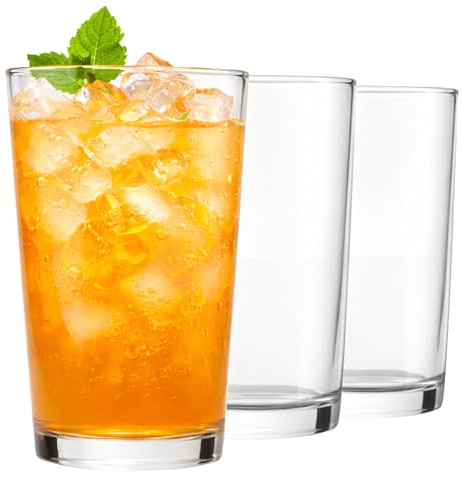 12-tlg. Set Trinkgläser 170 ml Wassergläser - Klassische Trinkgläser | Saftgläser - Limogläser - spülmaschinenfest Longdrinkgläser - Wasserglas
