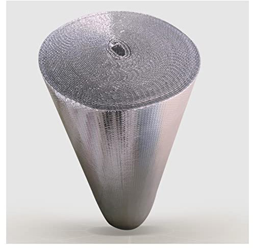 Pannelli isolanti in lamina di alluminio per radiatori, pellicola a bolle d'aria per pareti, capannoni, porte e pavimenti, efficienza energetica e riflessione del calore