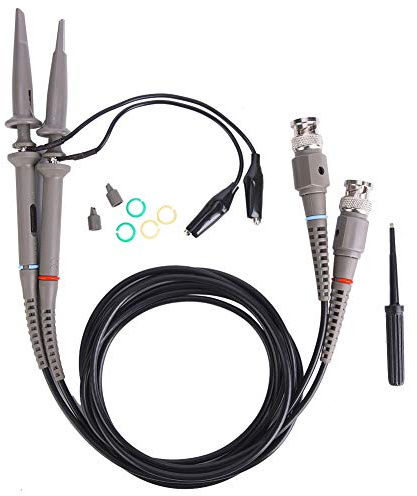 P6100 Oscilloscope Probe, High Precision Oscilloscope Clip Probes Kit Accessories 1X 10X 100MHz for TC4 TC3 DSO152 DSO153