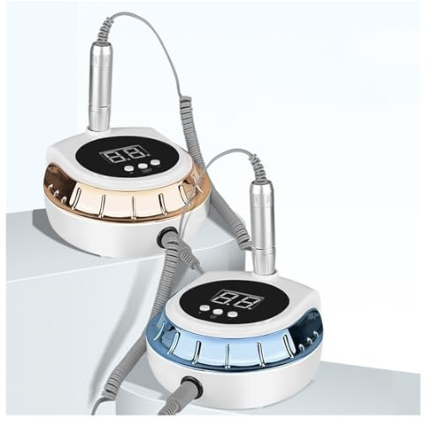 Perceuse à ongles, Polisseuse à ongles électrique portable for manucure 45000 tr/min(Gold)