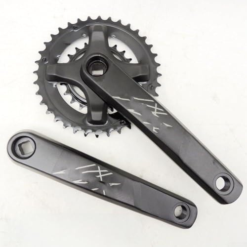36 22T Bicicleta de Montaña Plato Bielas 175mm Aleación de Aluminio Manivela Brazos 8 Velocidades 9 Velocidad Transmisión Listo