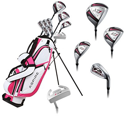 Damen Golfschläger-Set für Rechtshänder, Pink
