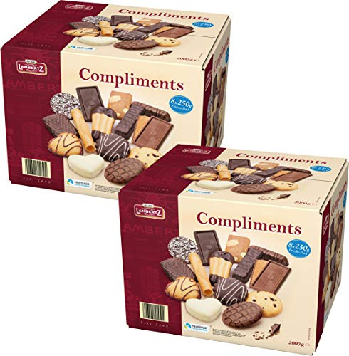 Lambertz Compliments 16x250gr Gebäckmischung 2 x 2kg Office Box