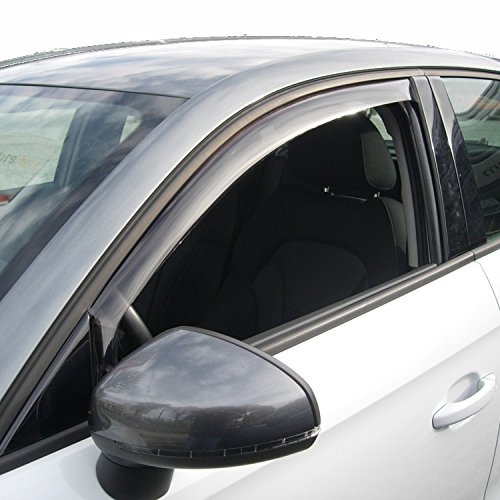 1 Paar Windabweiser für Dacia SANDERO und SANDERO STEPWAY (5 Türer) von 2013 bis 2021