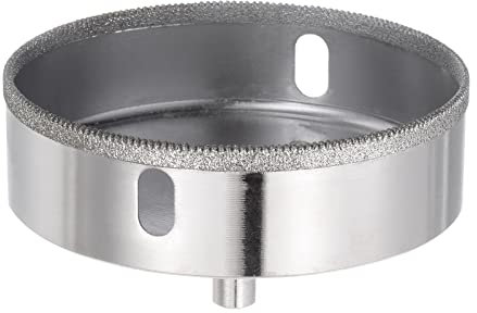 sourcing map 1pcs Diamond Drill Bits 100mm Serrated Hollow Core Hole Saw for Glass Ceramic Porcelain Tile Marble Stone