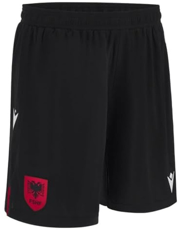 Macron 2023-2024 Albania Home Shorts (Black)